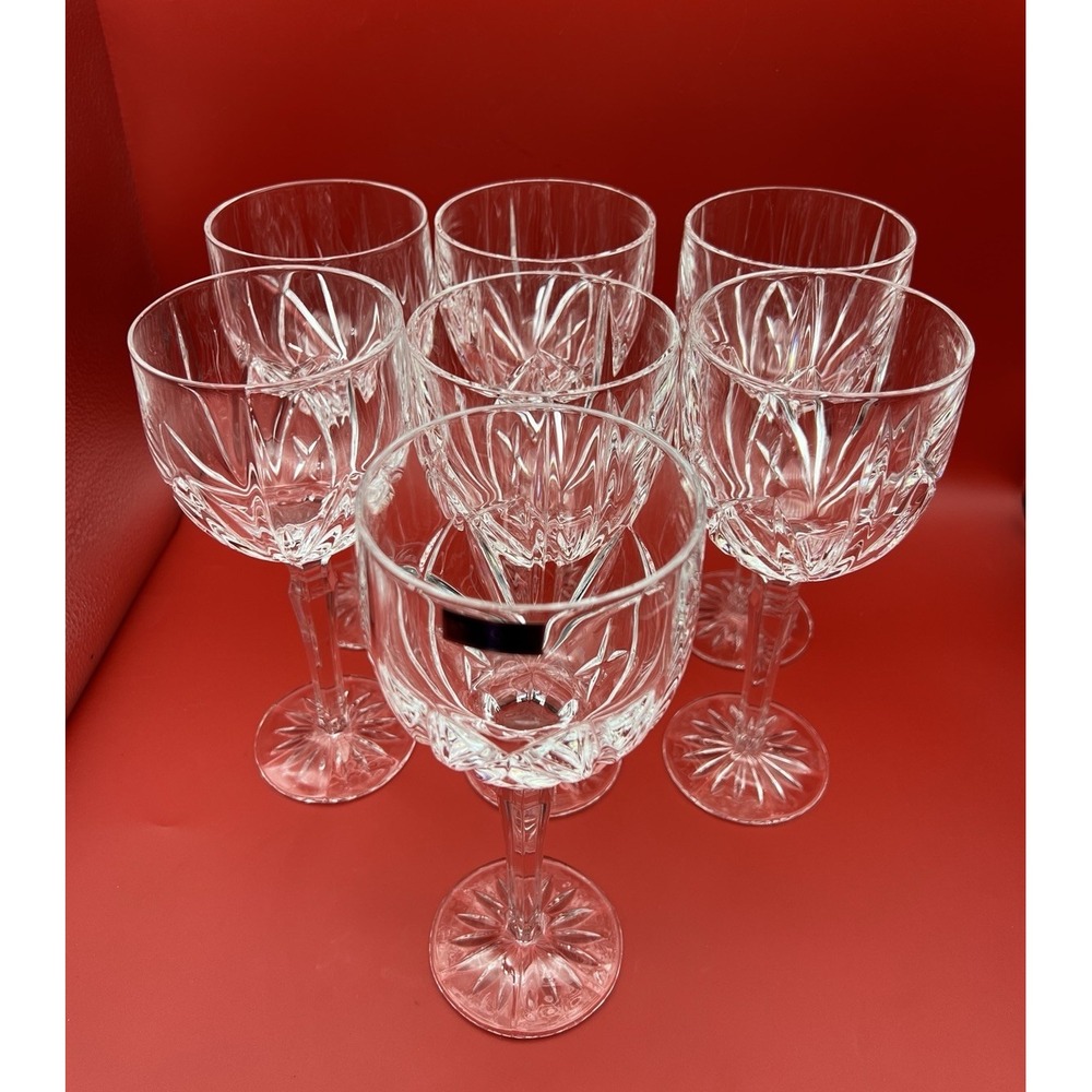 Waterford Crystal Wine Glass Goblet Marquis Markham - Set of 7